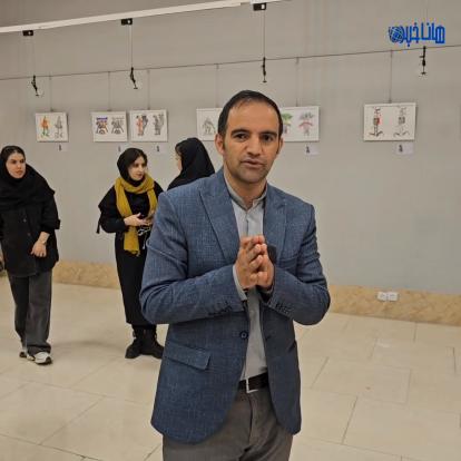 گزارش نجیب عبدمجدی خبرنگار هاناخبر از برگزاری دومین نمایشگاه گرافیک گروهی دختران دانشکده فنی و حرفه‌ای ارومیه