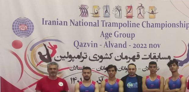 آذربایجان غربی قهرمان ترامپولین مسابقات کشوری شد