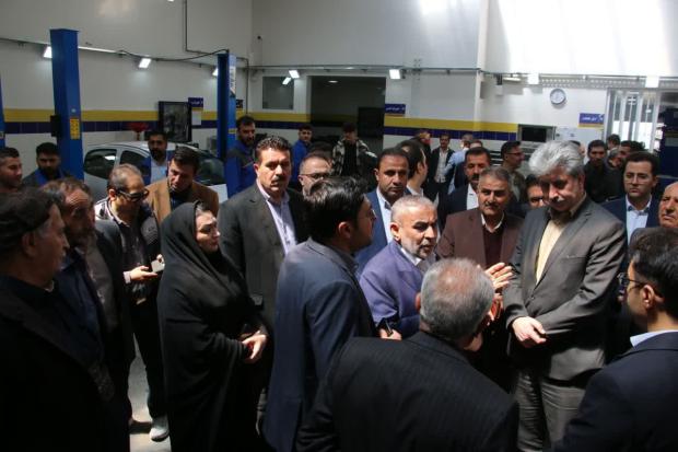 افتتاح نمایندگی جدید شرکت ایران خودرو در مهاباد