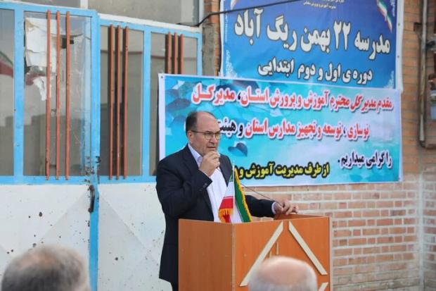 ۲ پروژه مدرسه سازی در شهرستان سلماس بر زمین زده شد
