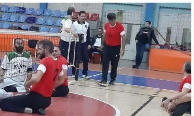 دیدار دوستانه والیبال نشسته جانبازان و توان‌یابان سلماس و تبریز