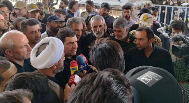 بازدید معاون اول رئیس جمهور از زیرساخت‌های پایانه مرزی مهران